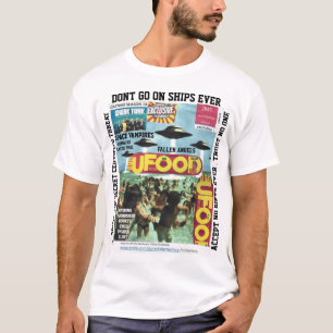 UFOS DONT GO ON SHIPS. Basic Dark T-Shirt