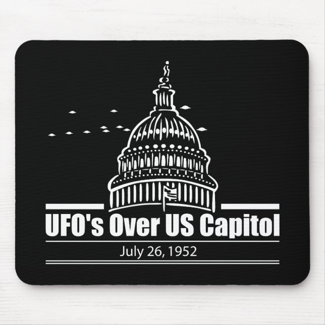 UFOs Over US Capitol 1952 Mousepad (Front)