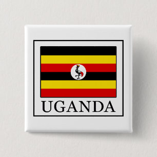 Uganda 15 Cm Square Badge