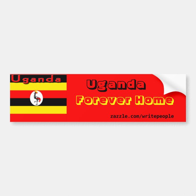 Uganda Bumper Sticker (Front)