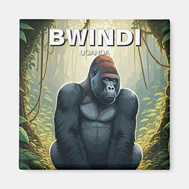 Uganda Bwindi Impenetrable National Park Magnet (Front)