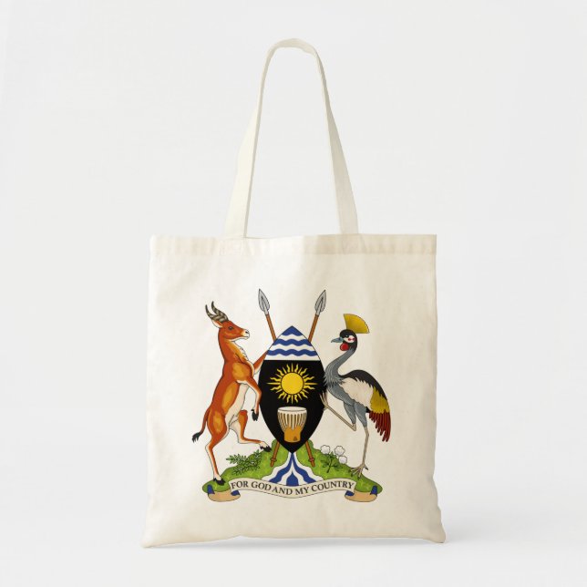 uganda emblem tote bag (Front)