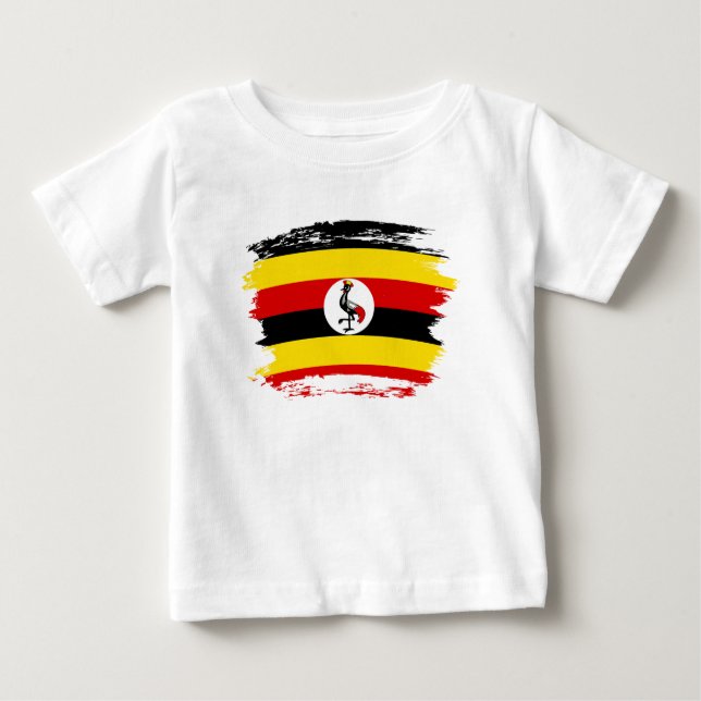 Uganda flag baby T-Shirt (Front)