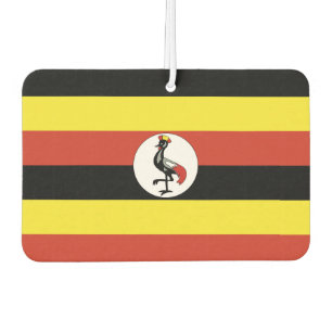 Uganda Flag Car Air Freshener