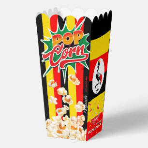 Uganda flag favour box