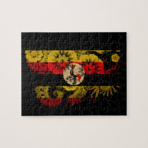 Uganda Flag Jigsaw Puzzle