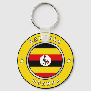 Uganda Flag Key Ring
