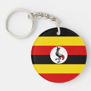 Uganda Flag Key Ring
