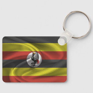 Uganda Flag Keychain