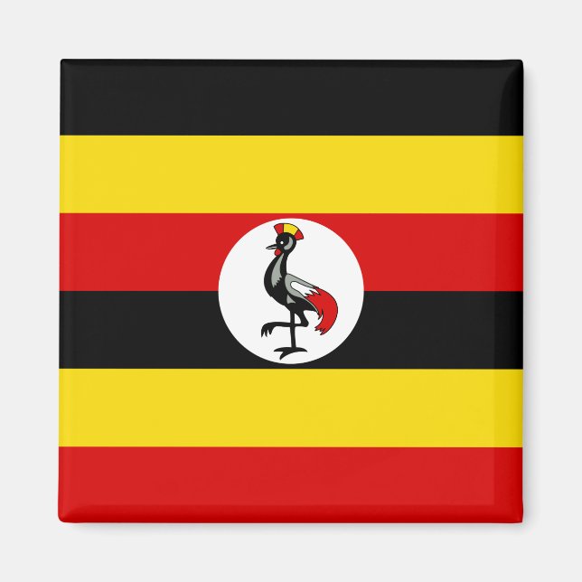 Uganda Flag Magnet (Front)