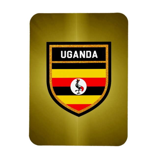 Uganda Flag Magnet (Vertical)