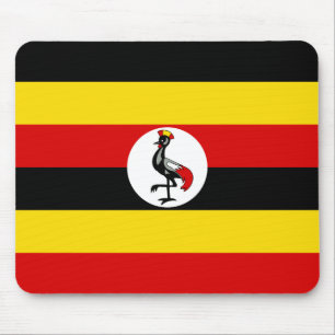 Uganda Flag Mouse Pad