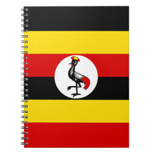 Uganda flag notebook