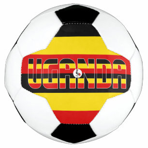 Uganda Flag Patriotic Soccer Ball