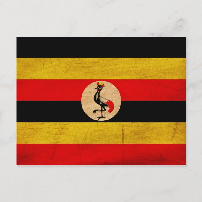 Uganda Flag Postcard (Front)