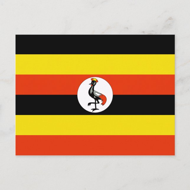 Uganda Flag Postcard (Front)