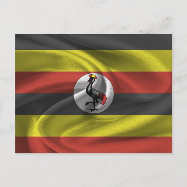 Uganda Flag Postcard (Front)