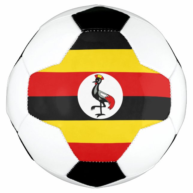 Uganda flag soccer ball (Front)
