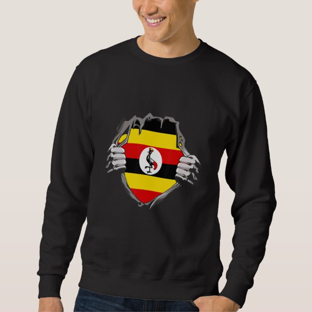 Uganda Flag Sweatshirt (Front)