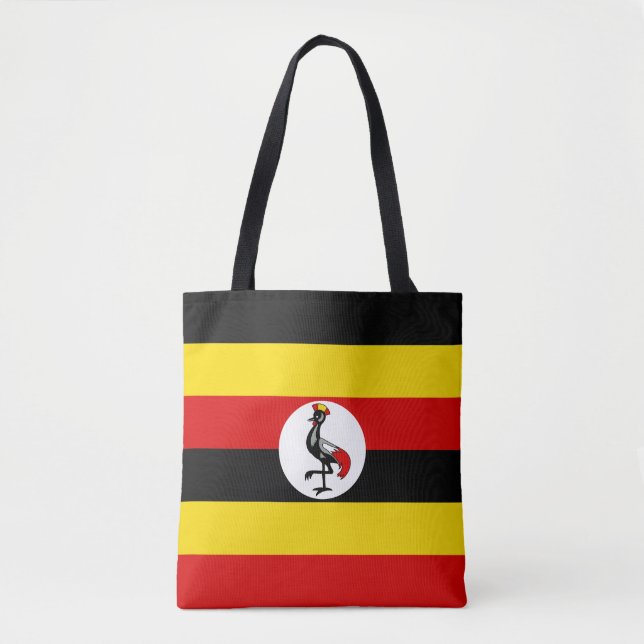 Uganda Flag Tote Bag (Front)