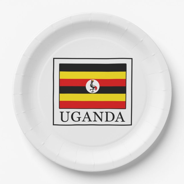 Uganda Paper Plate (Front)