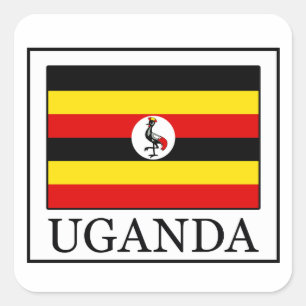 Uganda Square Sticker