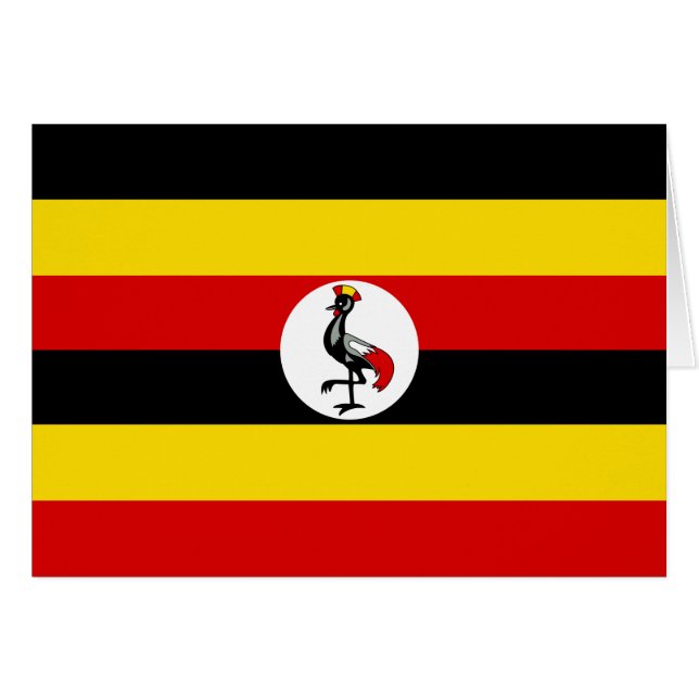Uganda – Ugandan Flag (Front Horizontal)