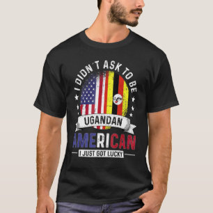 Ugandan American Countries Flags Pride Country Uga T-Shirt