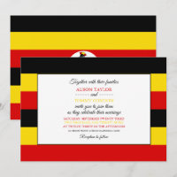 Ugandan Flag, Flag of Uganda Wedding