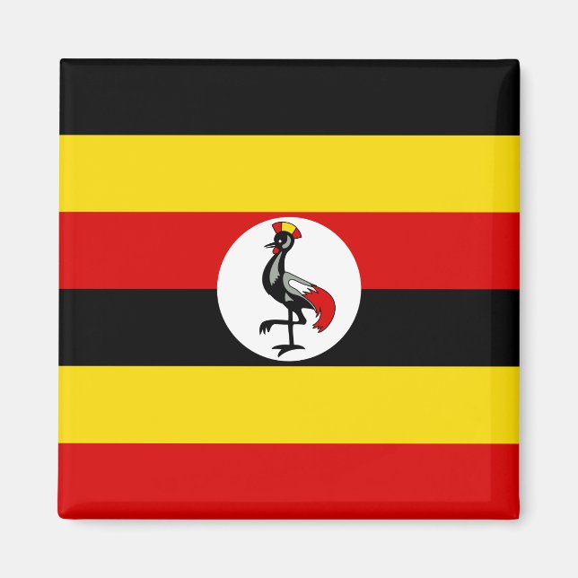 Ugandan Flag (Uganda) Magnet (Front)