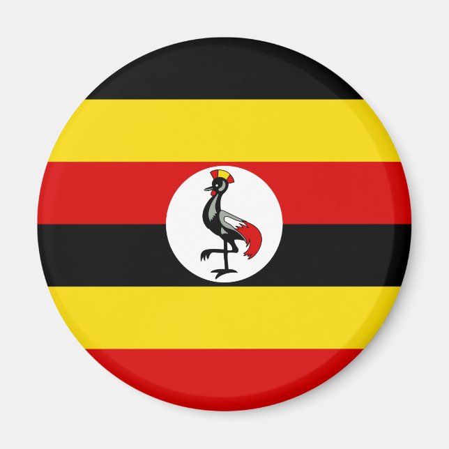Ugandan Flag (Uganda) Magnet (Front)