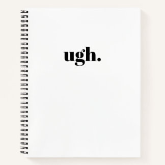 ugh. Minimalist Chic Journal Notebook