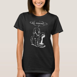 Ugh Mornings I Hate Walking On Thin Ice Cute Hand T-Shirt