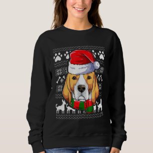 Ugly Beagle Santa Claus Xmas Apparel Christmas Kid Sweatshirt