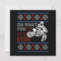 Ugly Bike Christmas Motocross Motorcycle Xmas Gift
