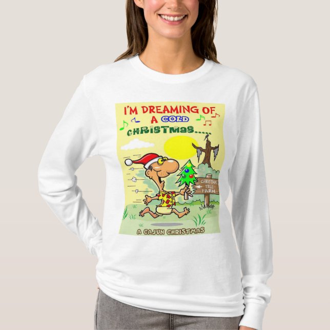 Ugly Cajun Christmas sweater.  women T-Shirt (Front)