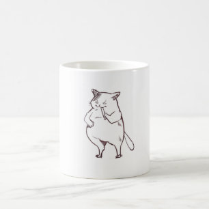 ugly cat cup