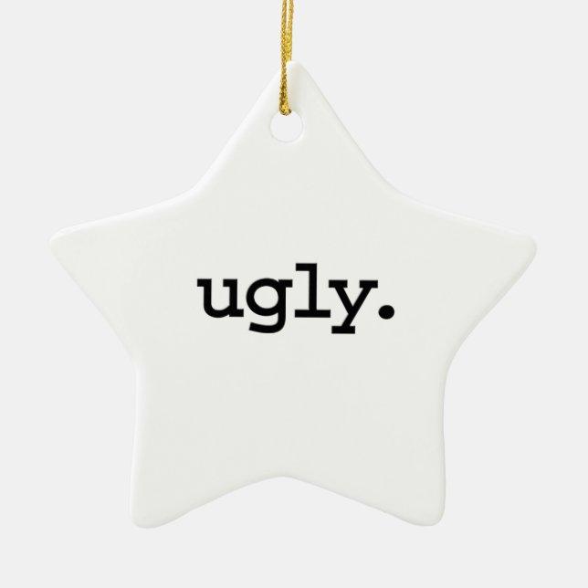 ugly. ceramic tree decoration (Front)