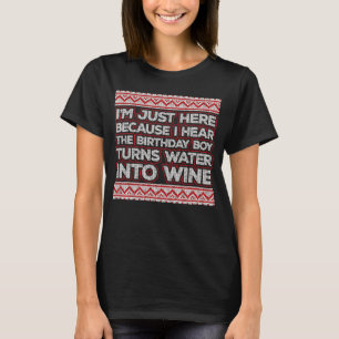 Ugly Christian Christmas Meme Turns Water into Wi T-Shirt