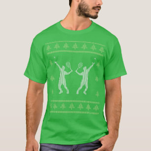 Ugly Christmas Badminton T-Shirt