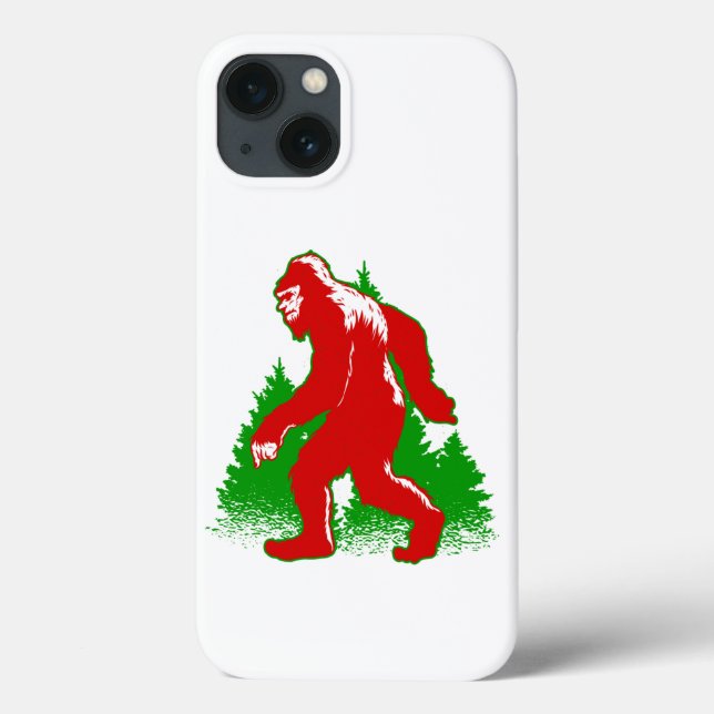 ugly christmas bigfoot yeti Case-Mate iPhone case (Back)