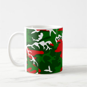 ugly christmas camo camouflage coffee mug