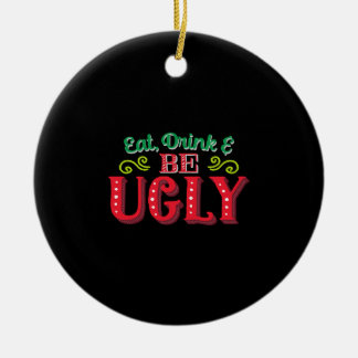 Ugly christmas ceramic tree decoration