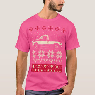 Ugly Christmas Classic American Pickup Truck T-Shirt