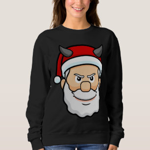 ugly christmas evil santa sweatshirt