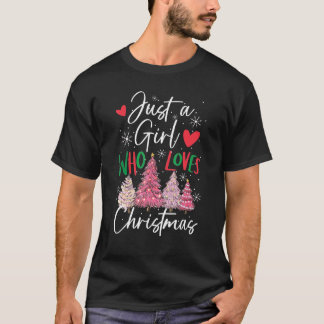 Ugly Christmas for Women Girls Love Christmas Tre T-Shirt