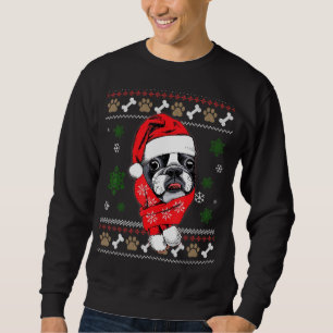 Ugly Christmas French Bulldog Reindeer Xmas Dog Pa Sweatshirt