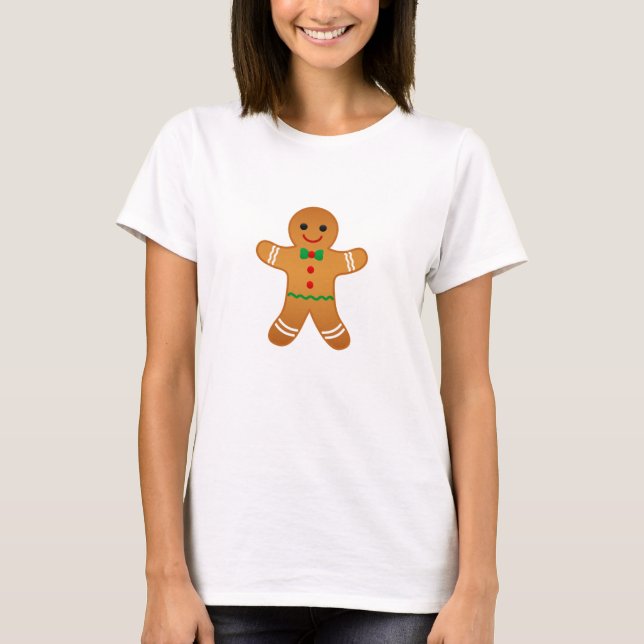 Ugly Christmas Gingerbread Men T-shirt (Front)