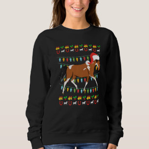Ugly Christmas horse rider equestrian Christmas Sweatshirt