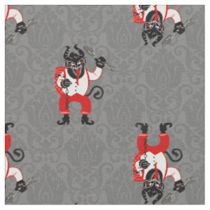 ugly christmas krampus xmas monster antique fabric